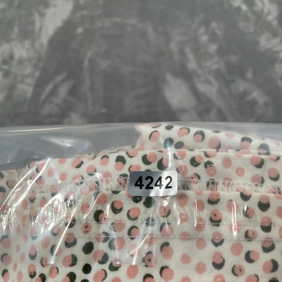 Pact Dress Medium Pink Polka Dot Fit Flare Pockets Organic Cotton Soft Casual - Picture 8 of 8